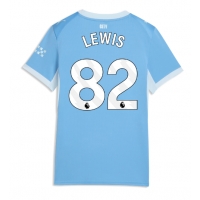 Camisa de Futebol Manchester City Rico Lewis #82 Equipamento Principal Mulheres 2026-27 Manga Curta